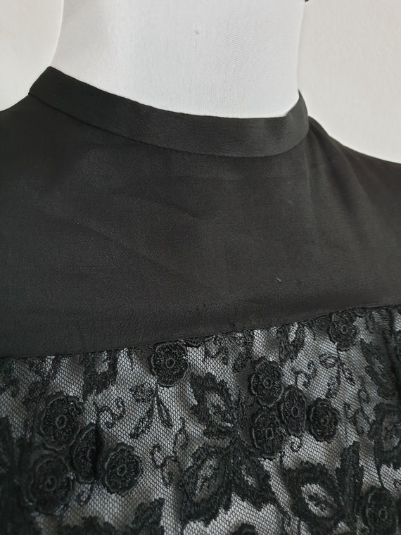 Vintage 1930s  lace dress | 30s bias cut dress | … - image 9