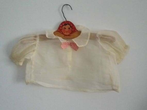 Antique silk baby blouse | 1910s baby blouse  siz… - image 2