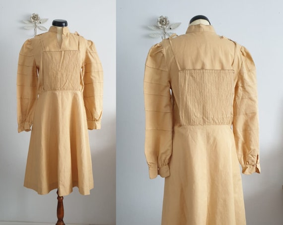 1930s 1940s linen dress | vintage 30s dress - image 2