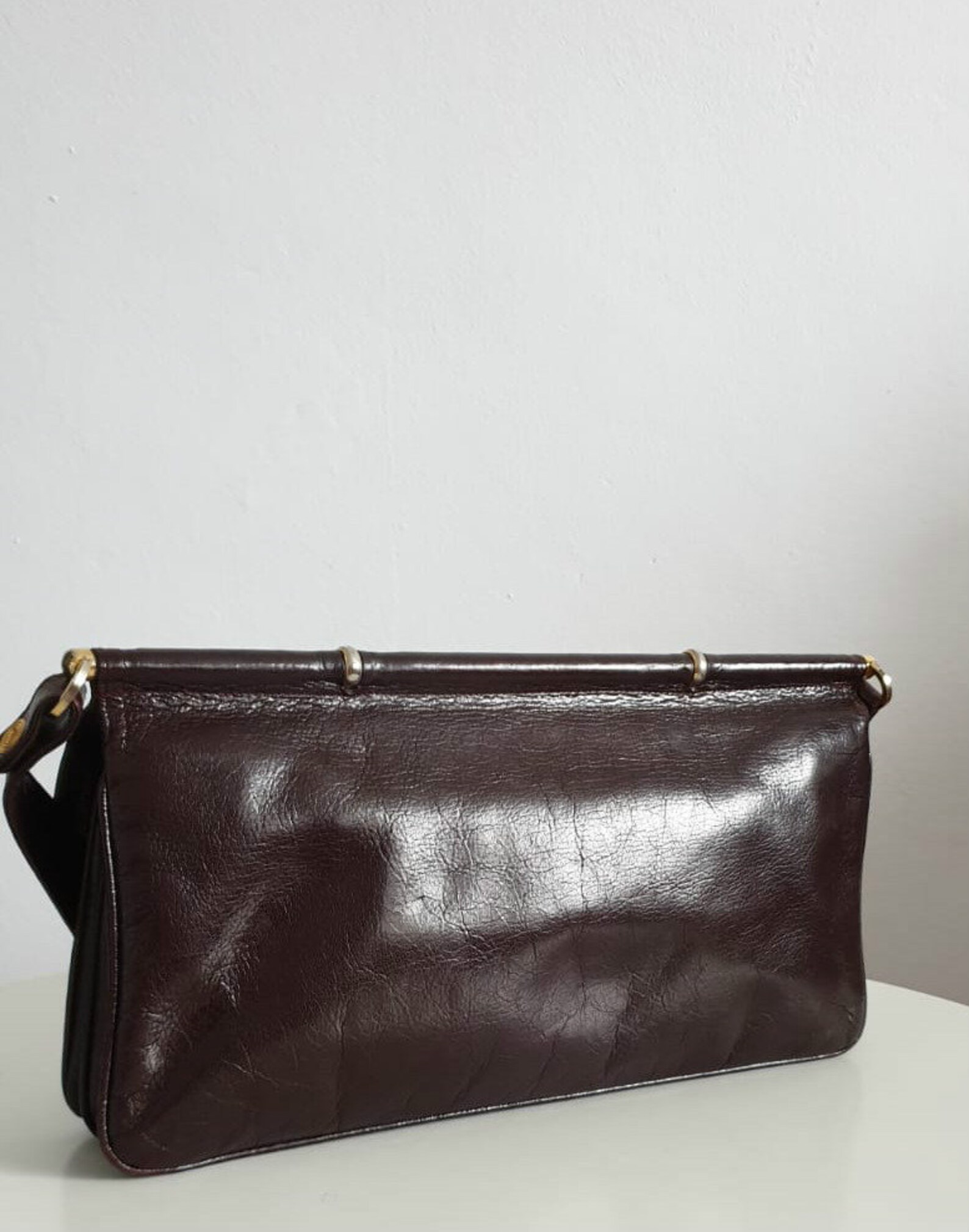 Vintage Bally leather shoulder bag Bally handbag Classic Etsy