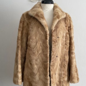 1960s mink fur coat vintage 60s real mink fur coat zdjęcie 1