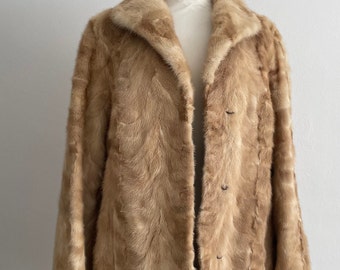 1960s mink fur coat | vintage 60s real mink fur coat