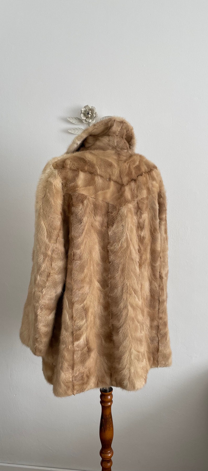 1960s mink fur coat vintage 60s real mink fur coat zdjęcie 2