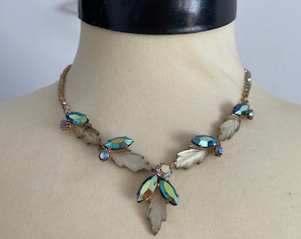 Halsband med strass från 1950-talet | Vintage halsband med 50-talet