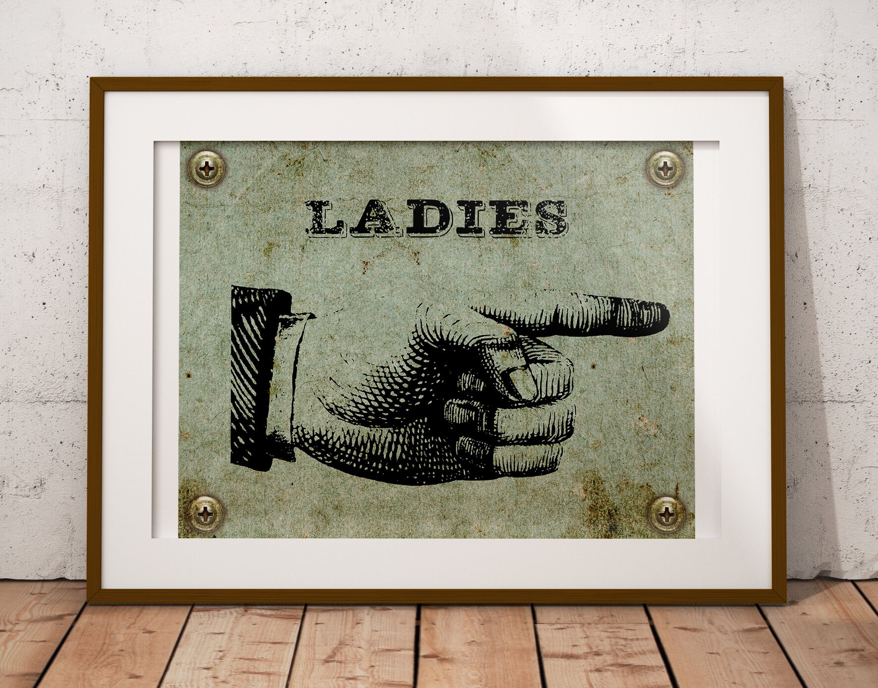 LADIES BATHROOM SIGN Instant Download 11x14 Bathroom | Etsy