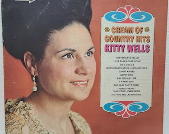 KITTY WELLS ~ Cream Of Country Hits Original Vinyl Album