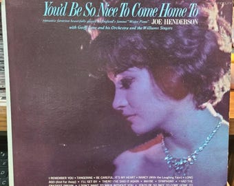 JOE HENDERSON ~ Sería muy agradable volver a casa ~ Álbum de vinilo en Canadá