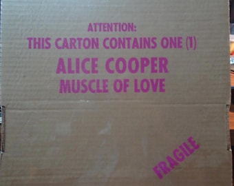 ALICE COOPER ~ Disco Muscle Of Love, sellado en caja de edición especial, 1973, EE. UU.