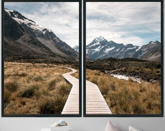 Rustic Home Decor Farmhouse Decor Rustic Wall Decor Landscape Photography Mountain Print Travel Poster Printable Artwork Office Decor