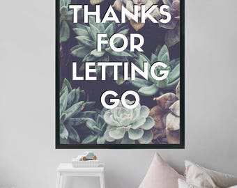 Office Decor Motivational Poster Quote Prints Typography Print Art Print Cactus Print Printable Artwork Inspirational Large Wall Art