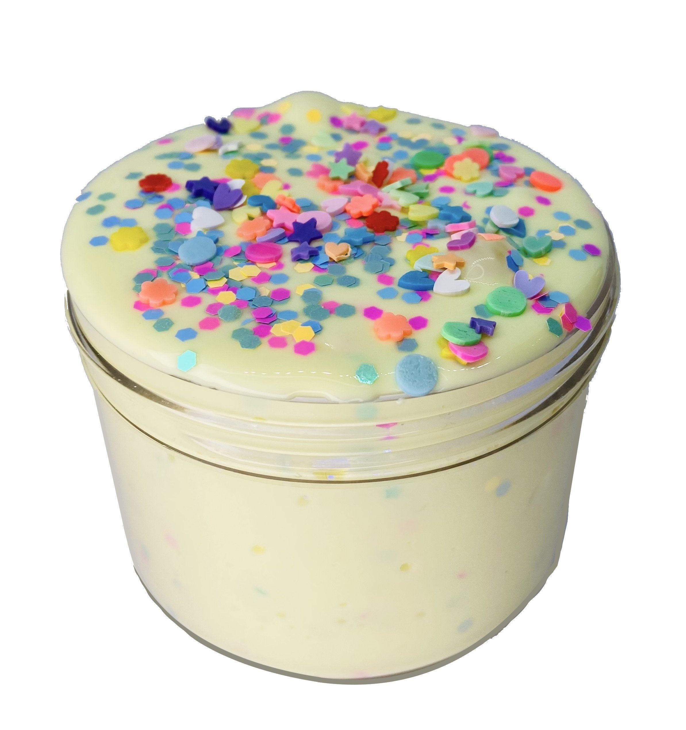 Thick & Glossy BIRTHDAY CAKE BATTER Slime Etsy