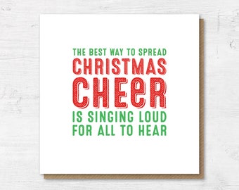 Elf Christmas Card | Funny Christmas Cards | Holiday cards | Girlfriend christmas card | Christmas quote