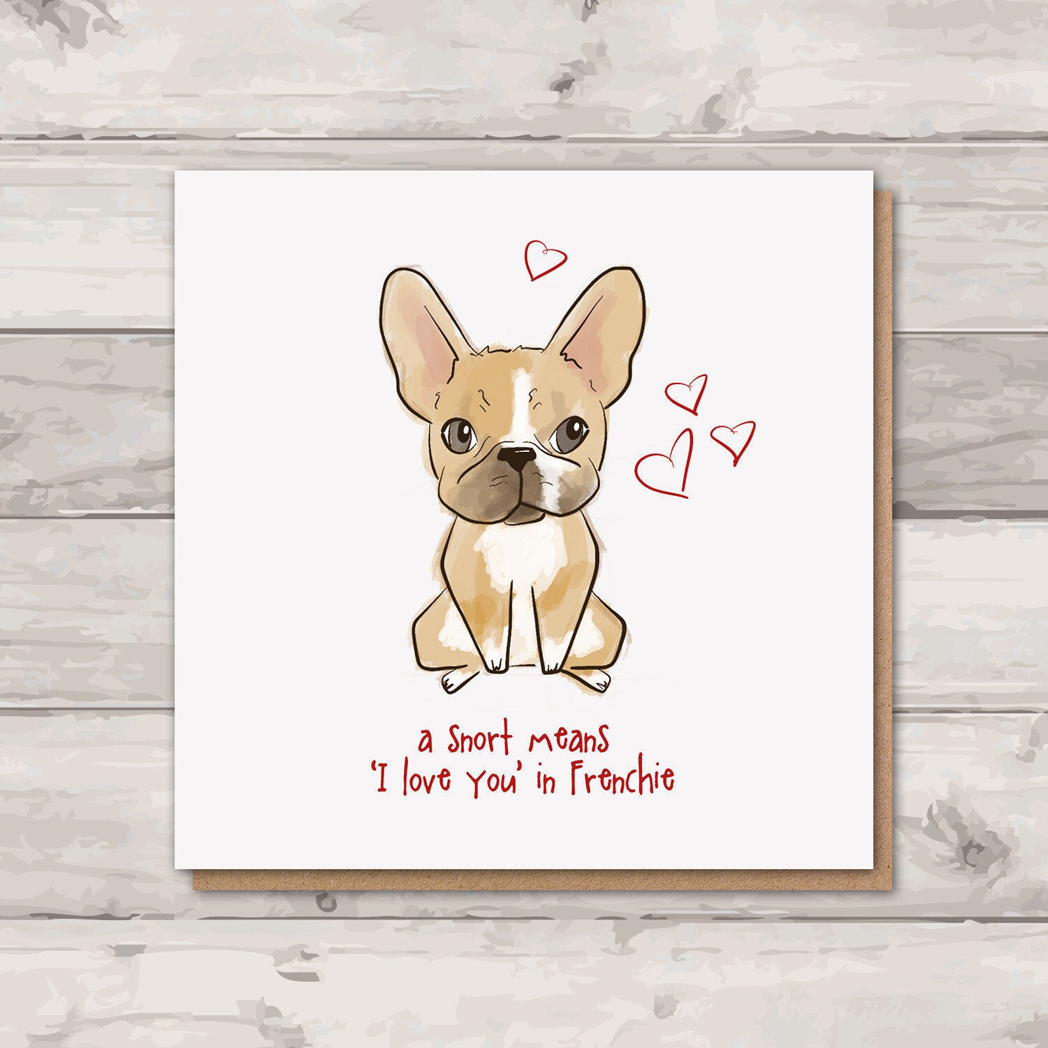 French Bulldog Mother's Day Card Frenchie Card Cute Etsy UK