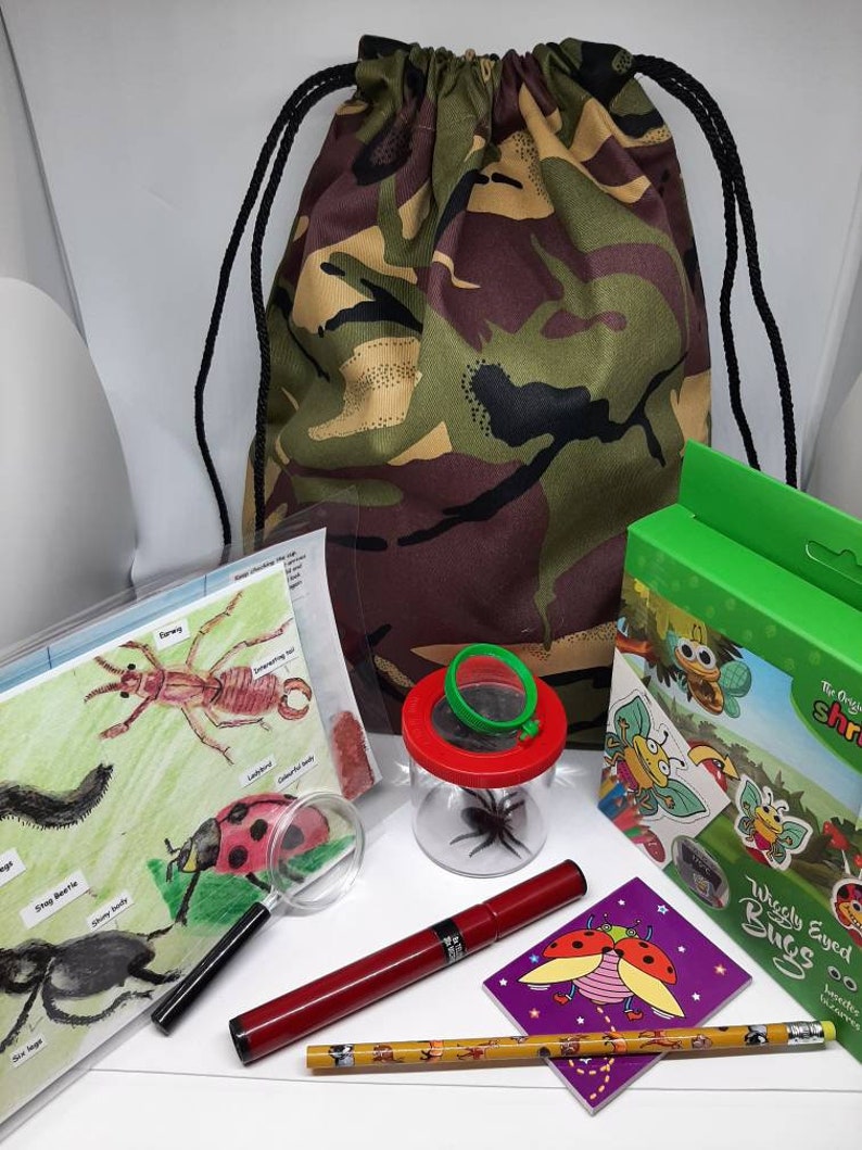 Children's outdoor bug hunting activity kit with a Etsy