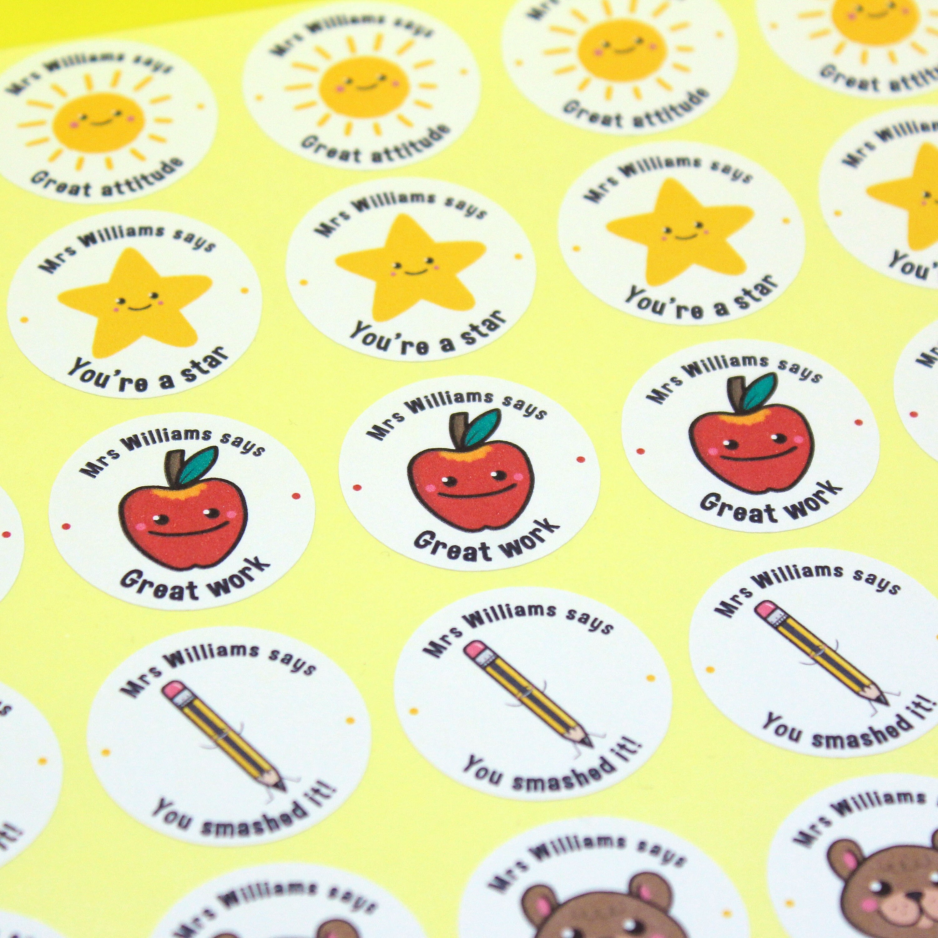 Personalised Teacher Stickers ubicaciondepersonas.cdmx.gob.mx