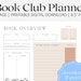 Printable Book Review Template, Book Club Questions, Book Club Planner ...