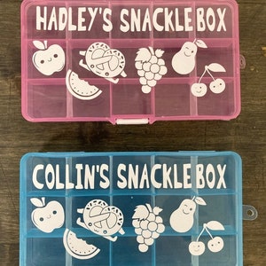 Personalized Snackle Box, Mini Snackle Box | Party Favor, Charcuterie on  the go