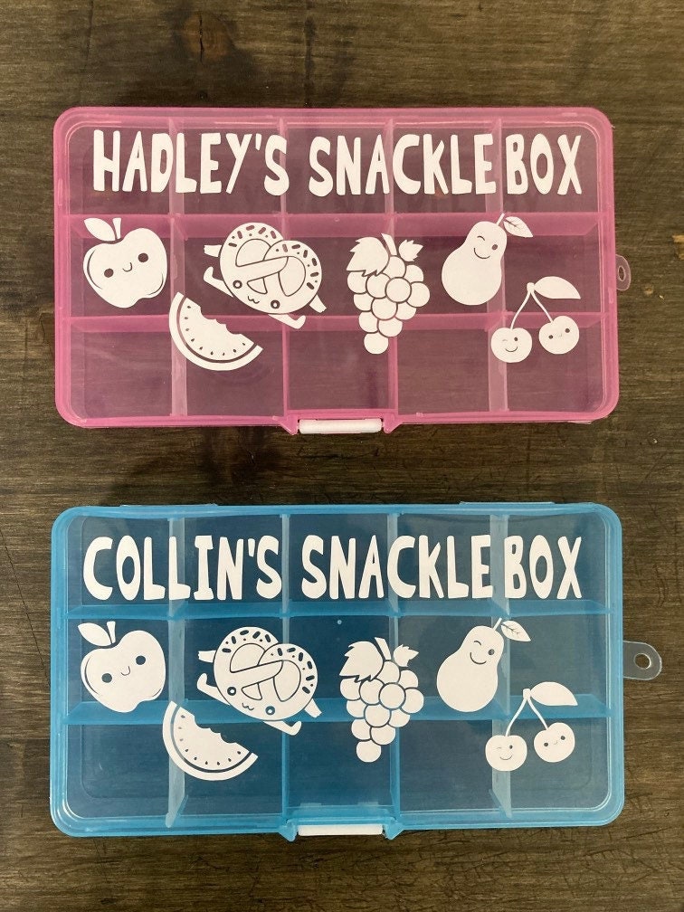 Snackle Box for Stocking Stuffer, Travel Snack Box for Kids Christmas Gift,  Charcuterie on the Go Baby Toddler Adult Snack Container 