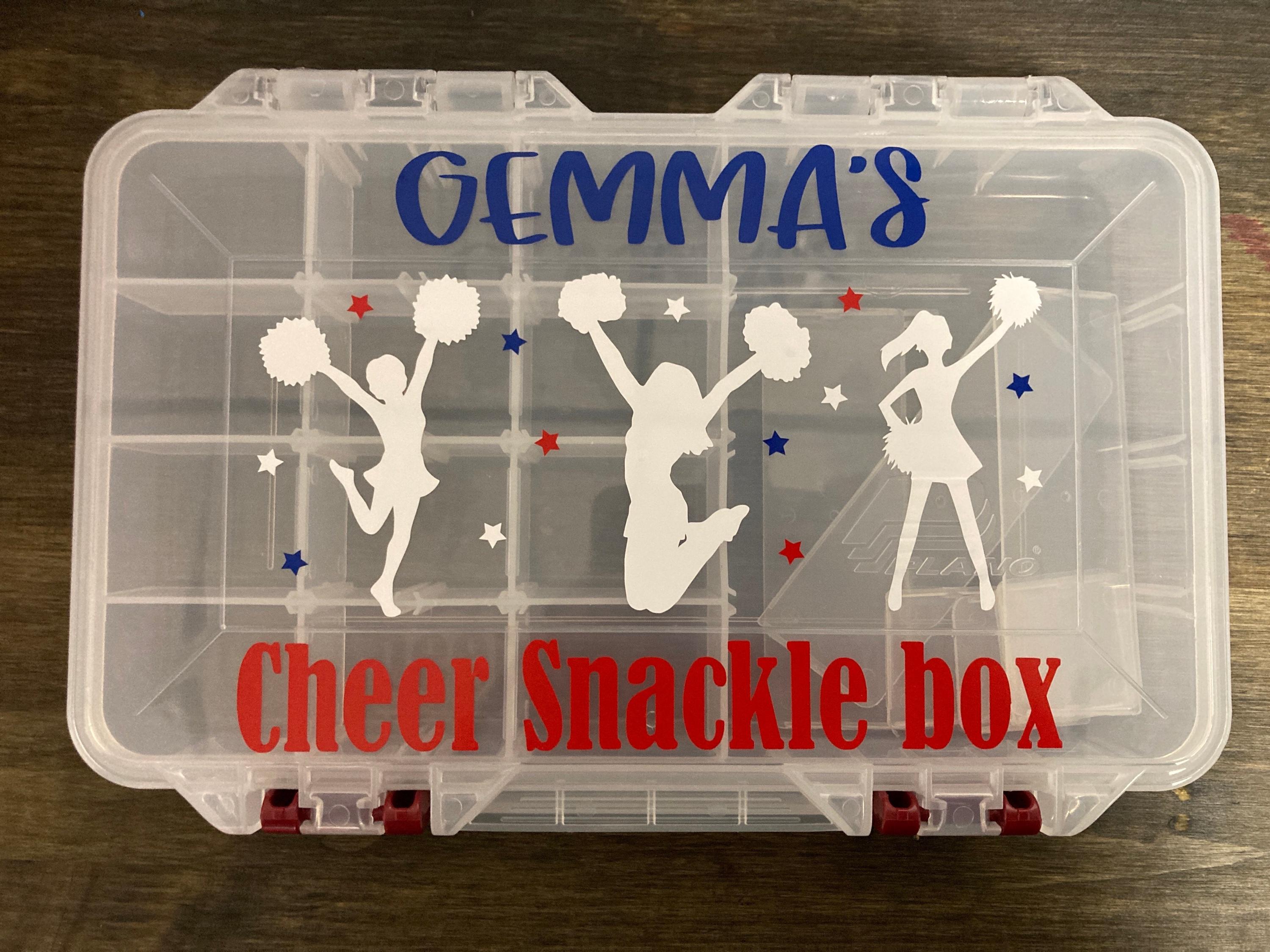 Personalized Snackle Box, Cheer Leader Snackle Box, Charcuterie on the ...