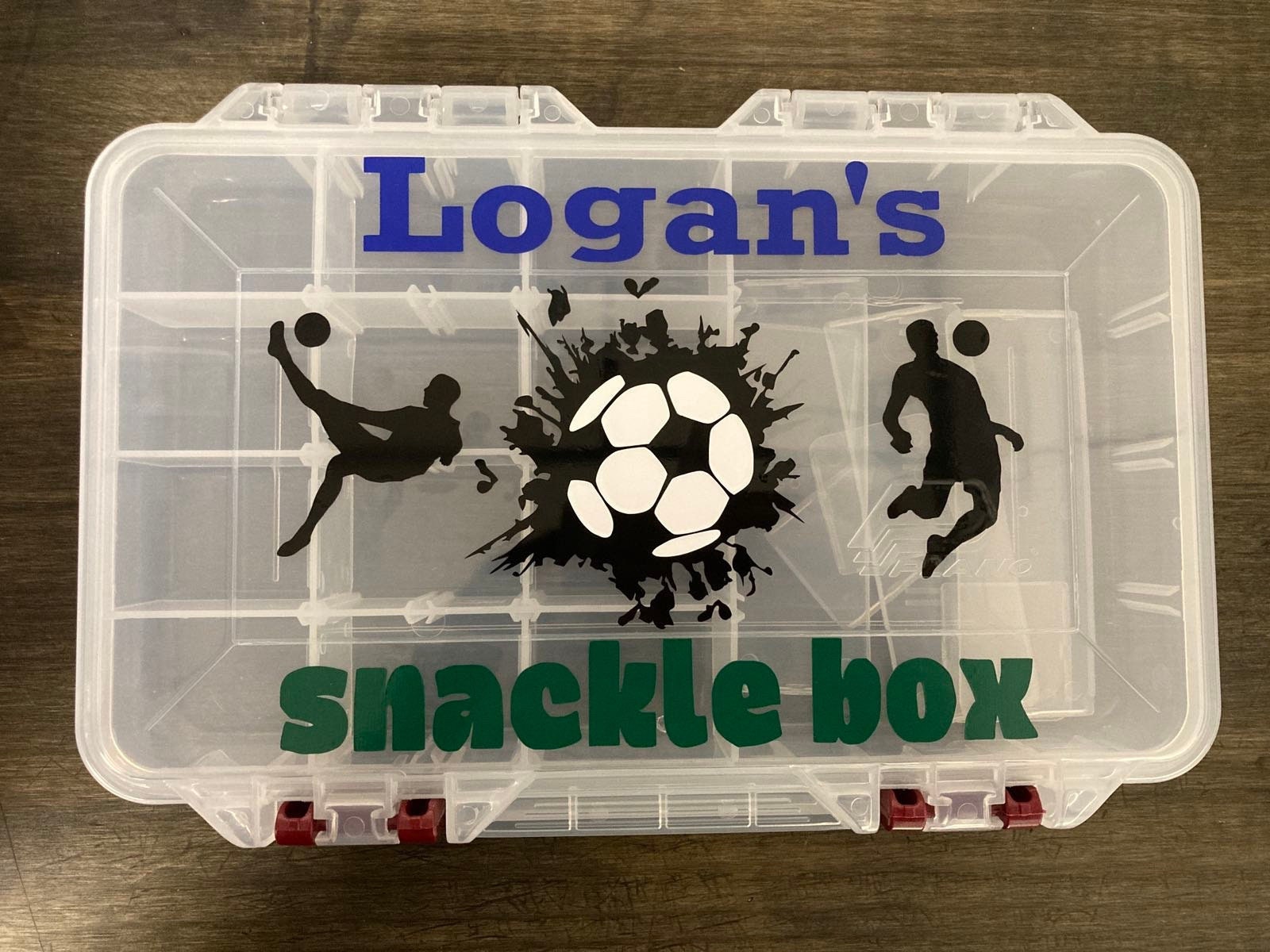 Personalized Snackle Box, Soccer Snackle Box, Charcuterie on the Go 