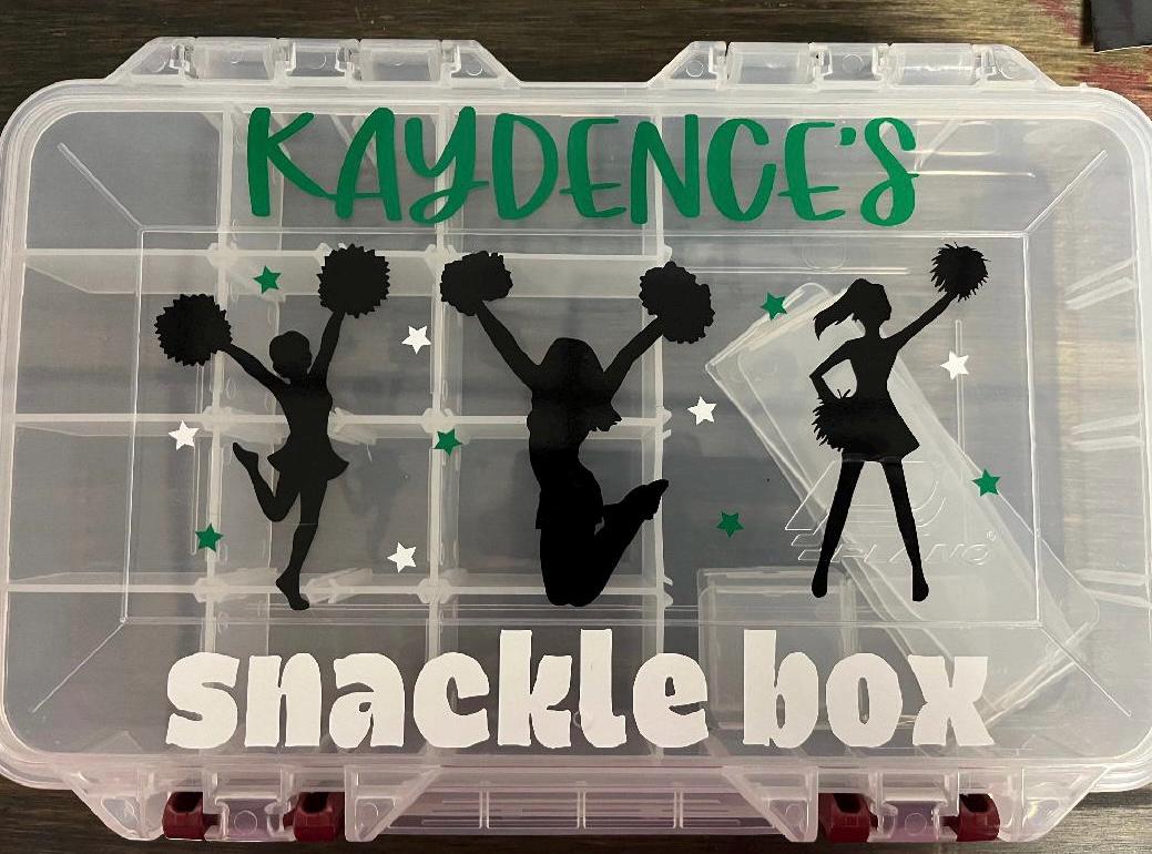 Personalized Snackle Box, Cheer Leader Snackle Box, Charcuterie on the ...