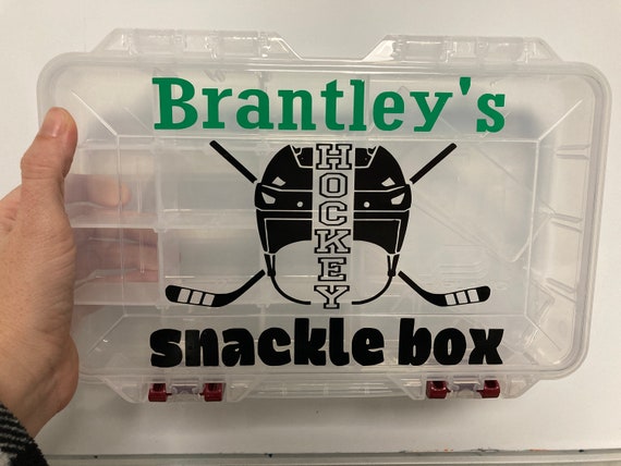 Personalized Snackle Box, Hockey Snackle Box, Charcuterie on the
