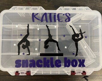Personalized Snackle Box, Gymnast Snackle Box, Charcuterie on the go