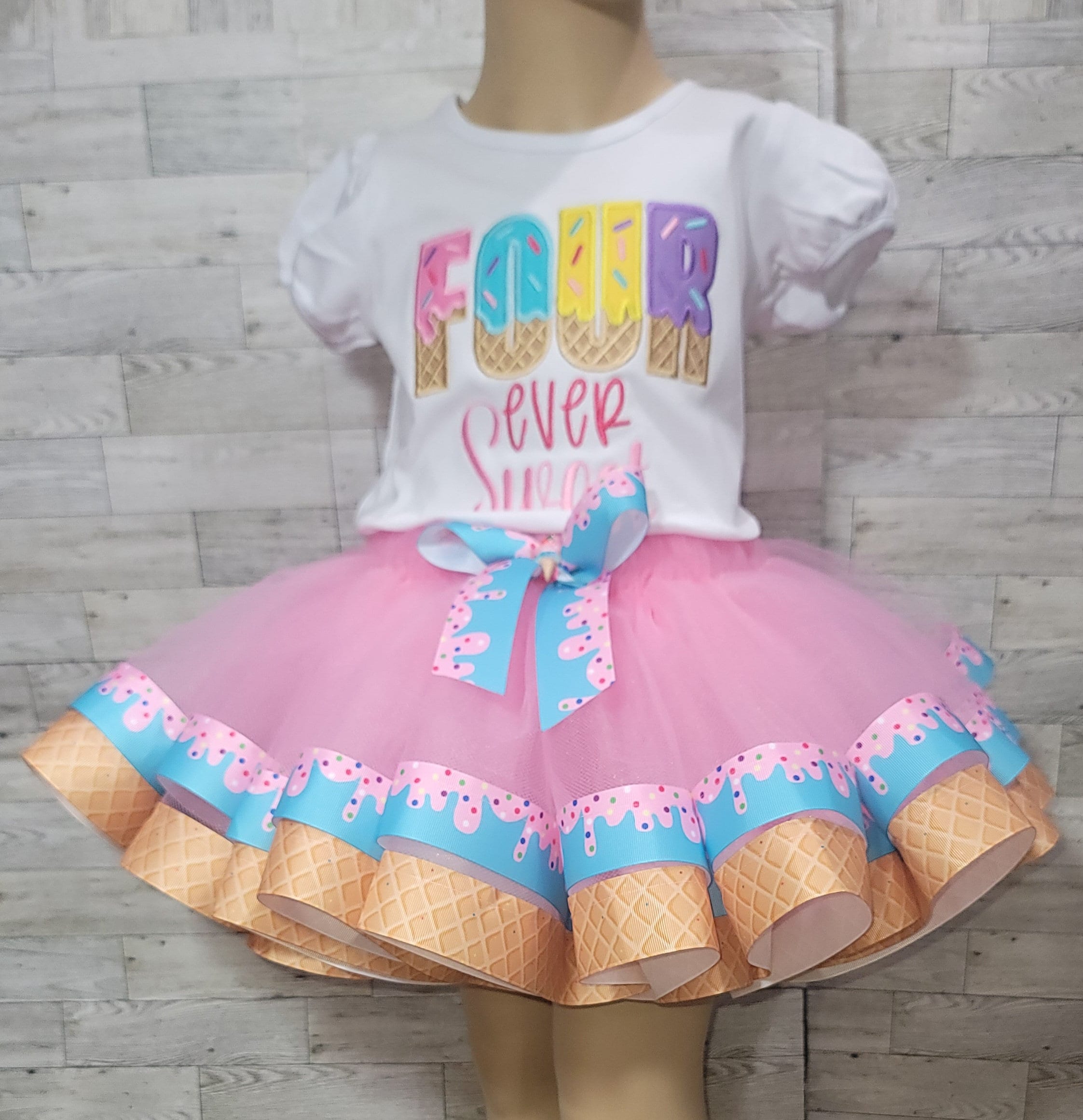 strapless open back dress Birthday Dog Dress main image 1