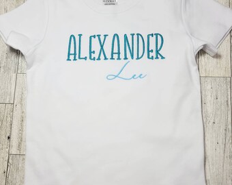 Boys Personalized Shirt/ Boys Shirt,   Kids Shirt Boys Gift Personalized Gift.