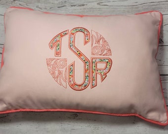 Personalized Decorative Pillow, Monogrammed Pillow, Birthday Gifts Baby Shower Gifts, BirthdY Gifts.