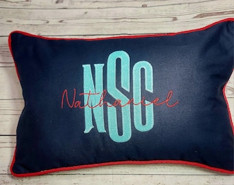 Personalized Decorative Pillow, Monogrammed Pillow, Birthday Gifts Baby Shower Gifts, BirthdY Gifts.