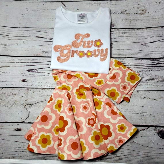 Groovy One Outfit/ Bell Bottom, Leggings Kids Outfit, Bell Bottoms, Groovy  Outfit, Kids Bell Bottom, Kids Groovy Outfit 