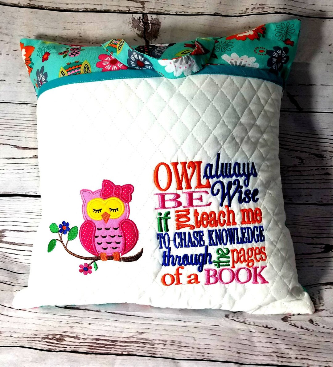 Handmade Reading Pillow - Etsy