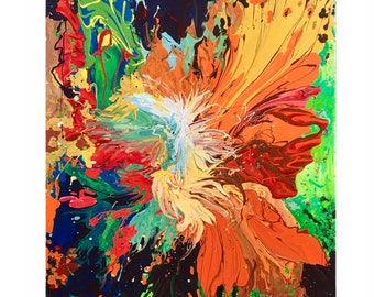 Abstract painting, Large wall art, Original painting, Ukrainian art, Modern artwork, Ukrainian painting, Wall art, Wall decor, gift