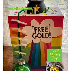 Leprechaun Trap Kit|Optional Magic Pack|Catch the Leprechaun|Supply Kit|Easy to follow instructions|Saint Patrick&#39;s Day|Leprechaun