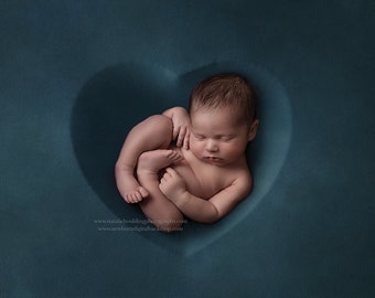 Newborn Digital Backdrops /  Prop / Digital Background / Newborn Composite/  Heart 10Photography- Photography