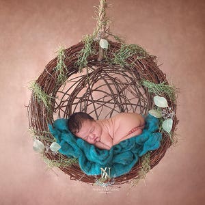 Digital Backdrop/ prop - Newborn hanging basket (Don)- Photography