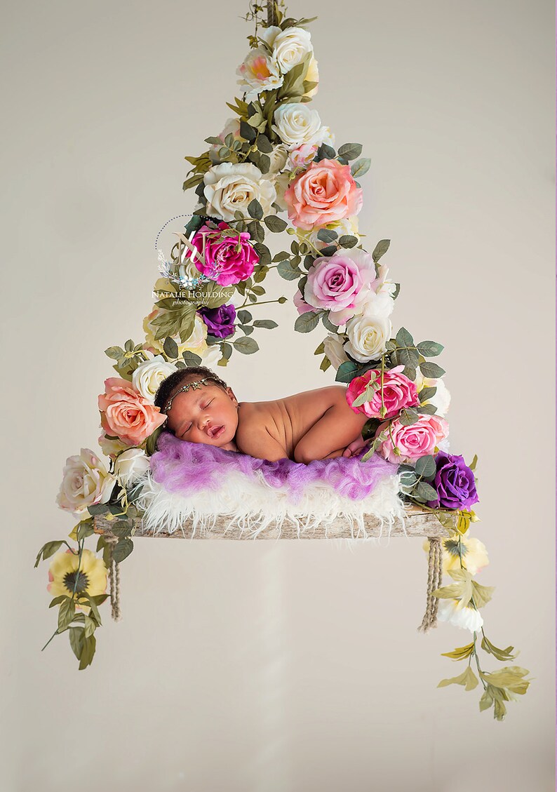 Digital Newborn Backdrop/ Prop Newborn Swing ariel Etsy
