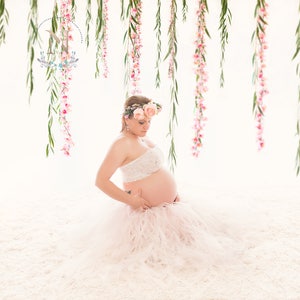 Floral overlay for white background/ Digital Backdrop/ Prop /  (1)Photography- Photography