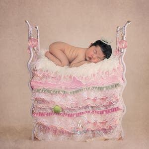 Fondo DIGITAL para bebé, niño, bebé, niño recién nacido foto fotografía del  apoyo para fotógrafos: recién nacido princesa cama -  México