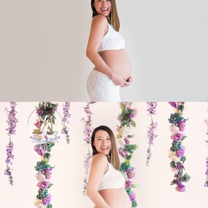 Floral overlay/ Digital Backdrop/ Prop /  (2)Photography- Photography