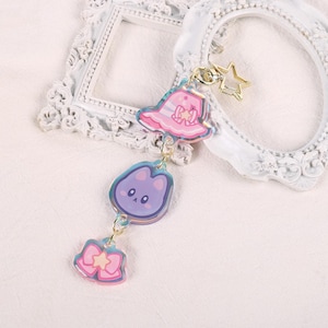 Witch Cat Trio Keychain