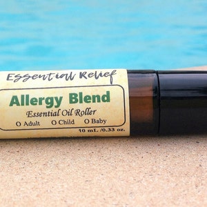 Allergy Blend Essential Oil Roller Bottle, Allergy Relief Roller Bottle, Allergy Support Roller Bottle, Asthma Roller Bottle