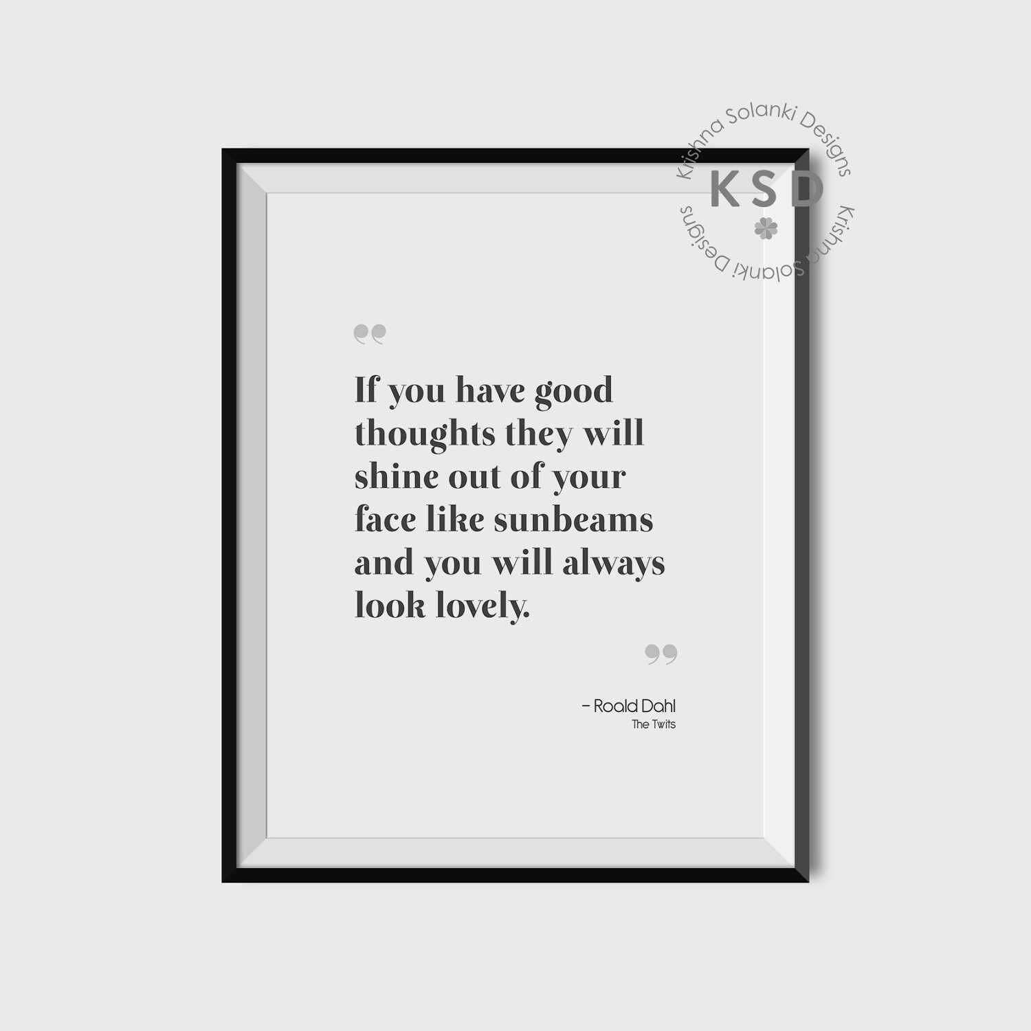 Roald Dahl Quote the Twits Instant Downloadable Printable - Etsy