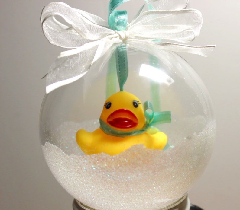 Rubber Ducky Christmas Ornament Handmade Rubber Ducky Ornamen Blue