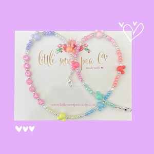 Mickey Necklace, Mickey Beaded Jewelry, Rainbow Mouse Face Mask Necklace, Kids Face Mask Necklace, Face Mask Lanyard, Kids Disney Necklace
