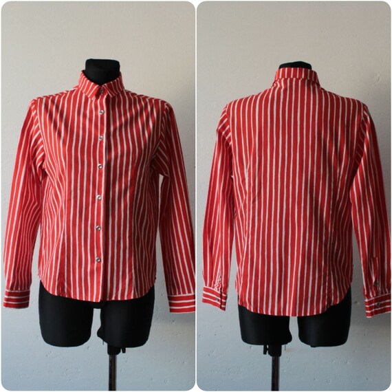 MARIMEKKO Jokapoika red white vertical iconic stri