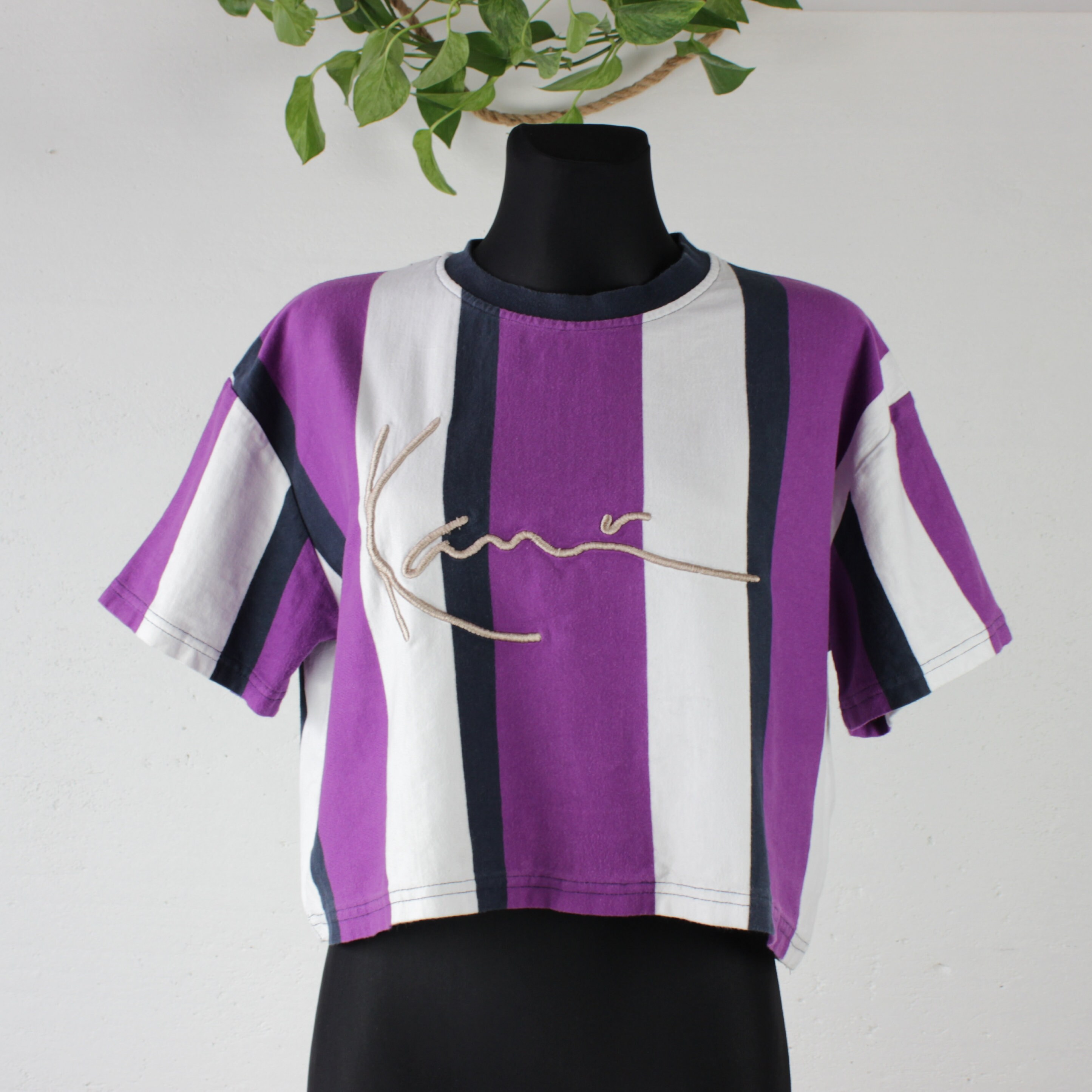 Purple Striped Shirt - Etsy Finland