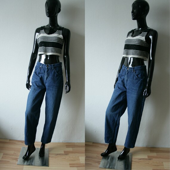 womens high waisted boyfriend jeans