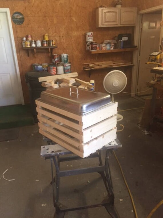 Unfinished Rustic Chafing Dish small wood Etsy